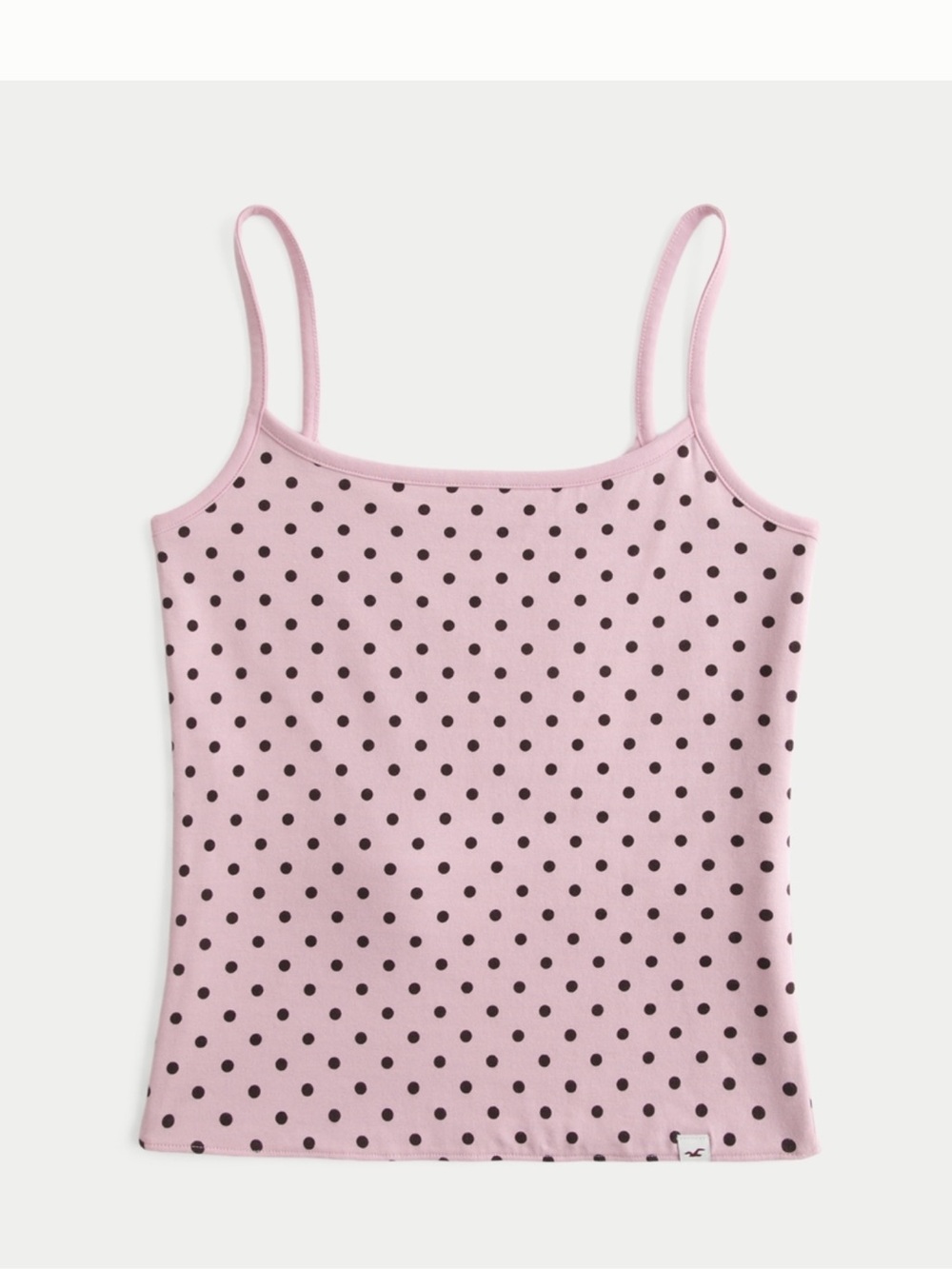 Hollister Pink Polka Dot Spaghetti Strap Cami